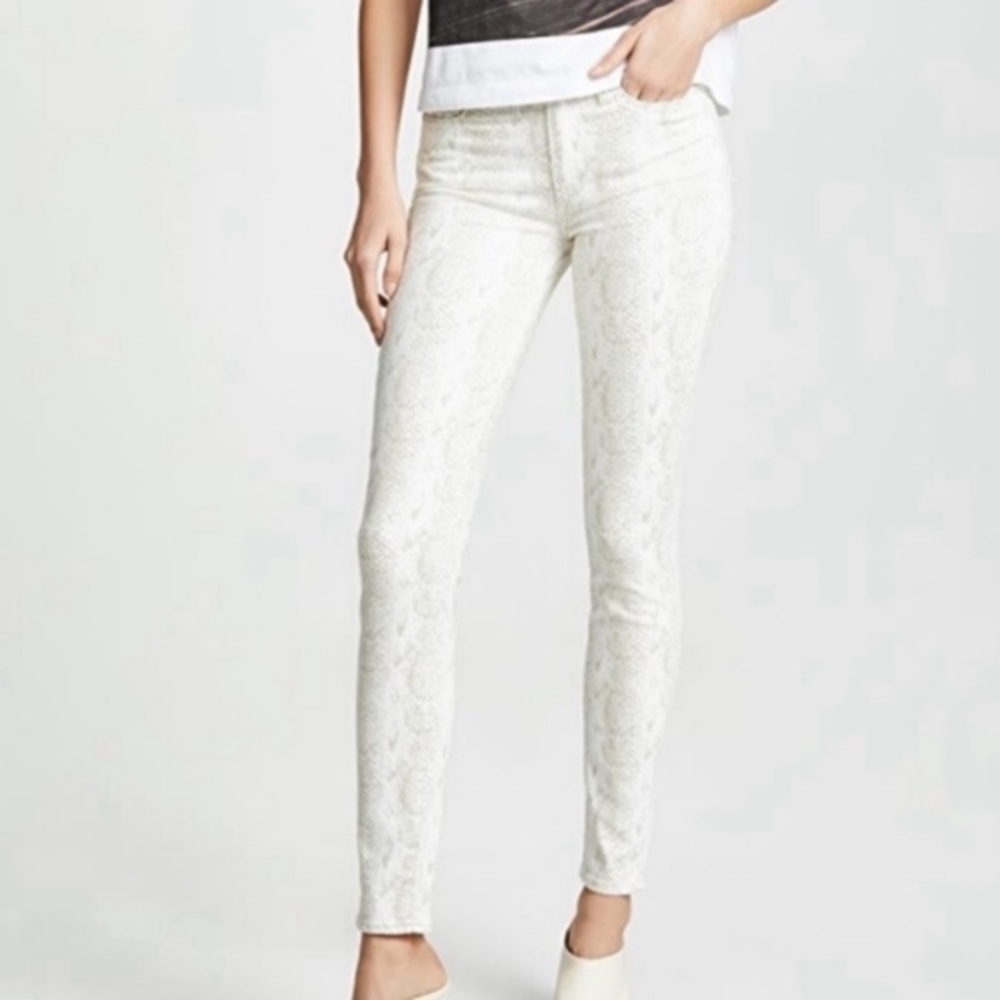 NWT ANTHROPOLOGIE Paige Hoxton Snake Print Jean Sz 26